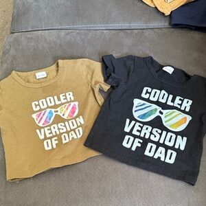 Cooler Version of Dad Kids T-Shirts - Black and Brown